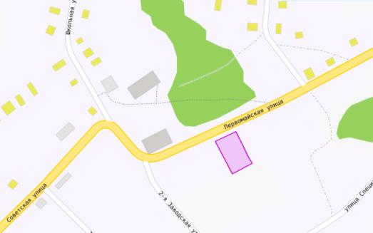 Купля, продажа земельных участков в Твери 2021 — Земельный участок, Тверская область, Калининский м.о., с. Рождествено, ул. Первомайская — фото
