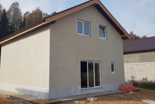 Двухэтажный дом из газобетона