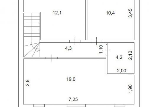 Двухэтажный дом из газобетонного блока — фото-592_7