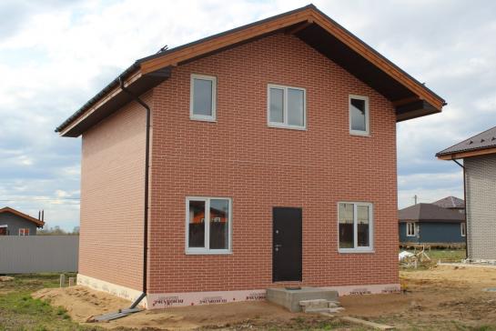 Двухэтажный дом из газобетонного блока — фото-592_2