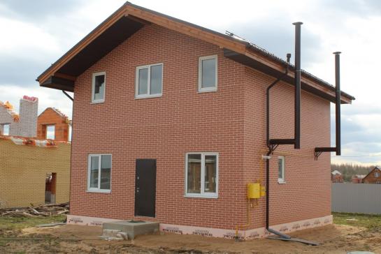 Двухэтажный дом из газобетонного блока — фото-592_1