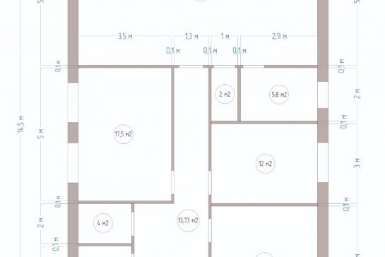 Коттедж в два этажа — фото-592_12