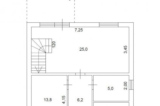 Двухэтажный дом из газобетона — фото-592_19